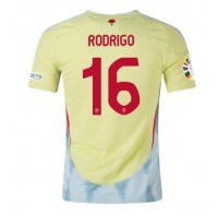 Camiseta España Rodri Hernandez #16 Visitante Equipación Eurocopa 2024 manga corta